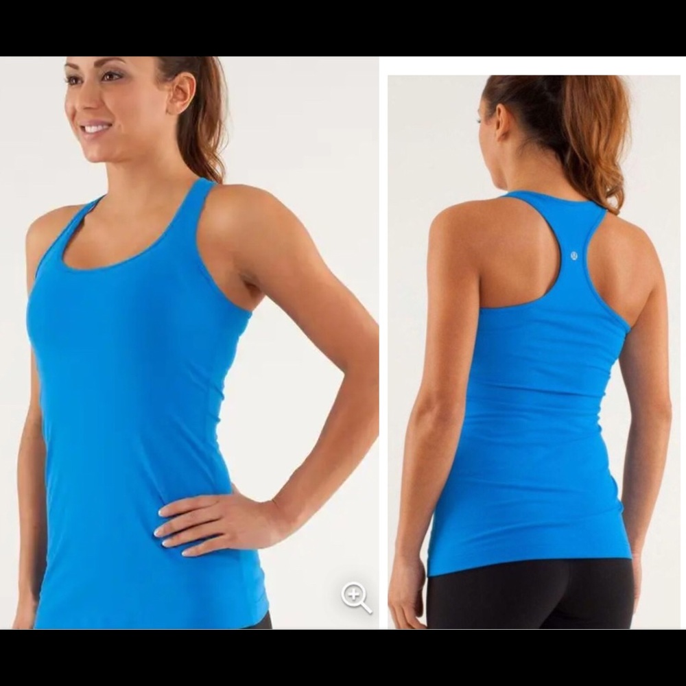 Lululemon Reversible Cool Racerback Blue